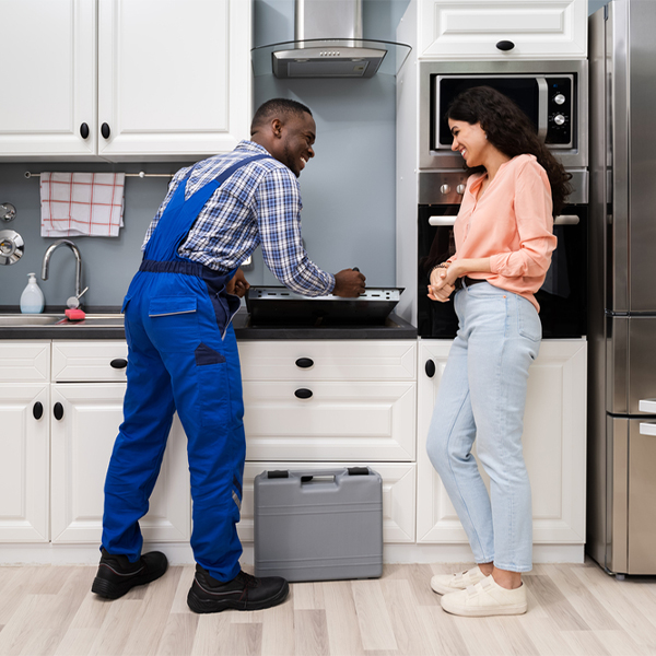 can you provide an estimate for cooktop repair before beginning any work in Damar KS